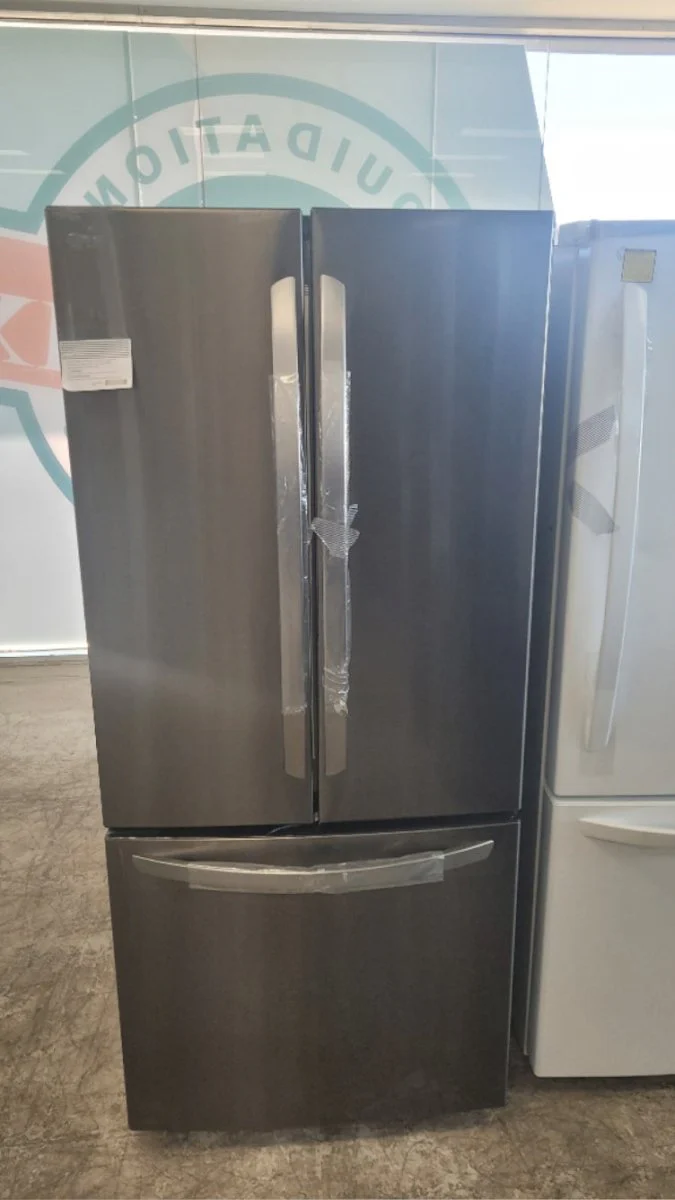 LRFNS2200D - REFRIGERATORS - LG - French 3-Door - Black Stainless - Open Box - Image 2