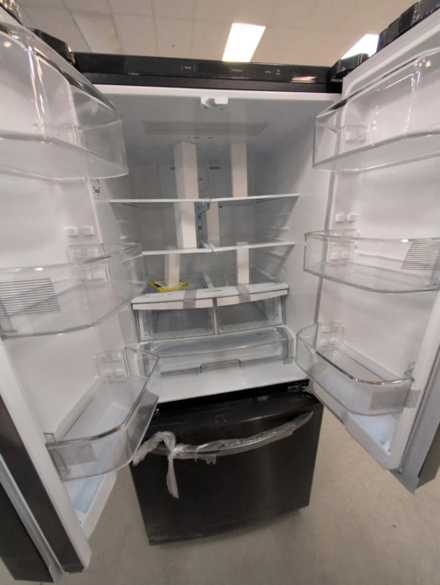 LRFNS2200D - REFRIGERATORS - LG - French 3-Door - Black Stainless - Open Box - Image 2