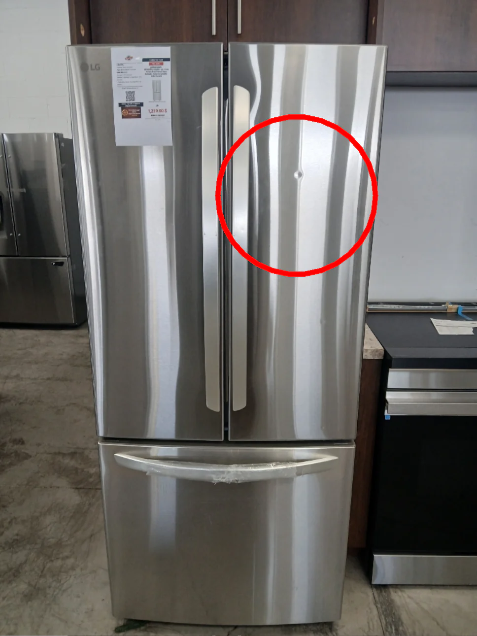 LRFNS2200S - REFRIGERATORS - LG - French 3-Door - Stainless Steel - Open Box - Image 3