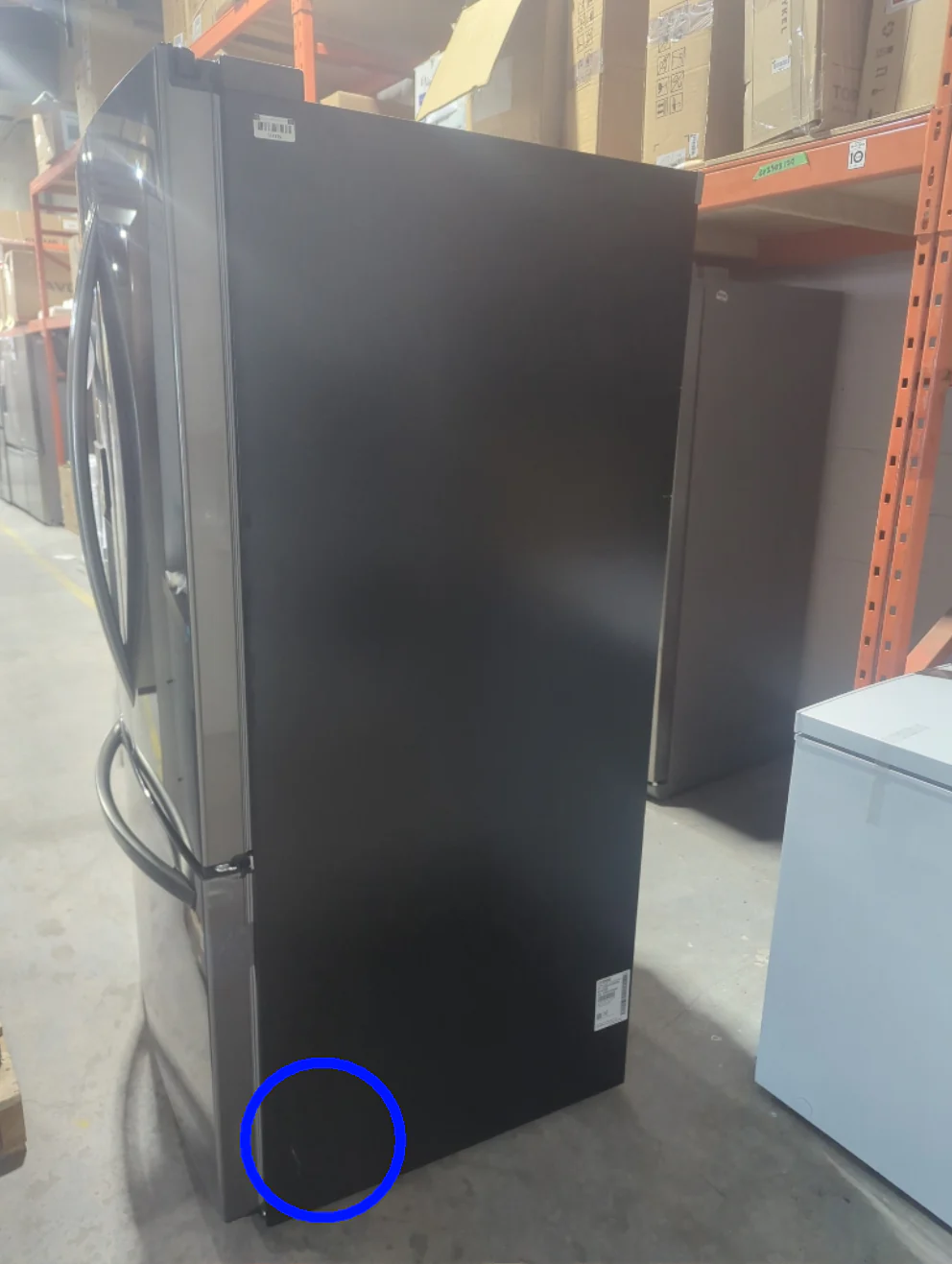LRFS28XBD - REFRIGERATORS - LG - French 3-Door - Black Stainless - Open Box - Image 4