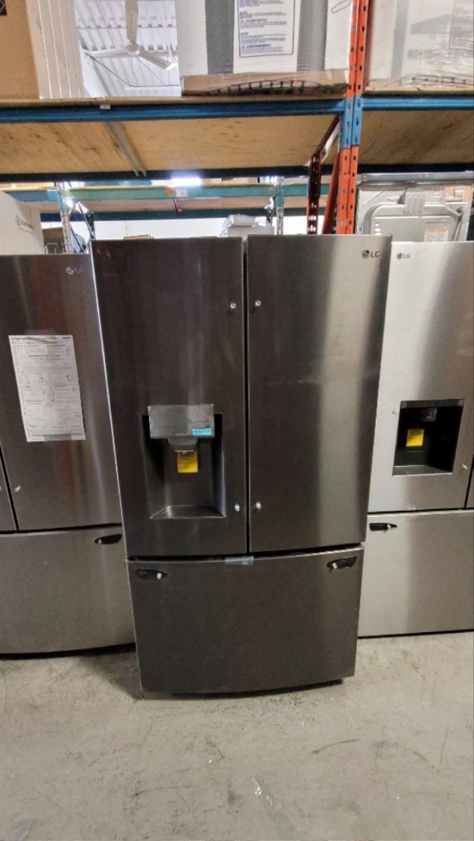 LRFS28XBD - REFRIGERATORS - LG - French 3-Door - Black Stainless - Open Box - Image 2