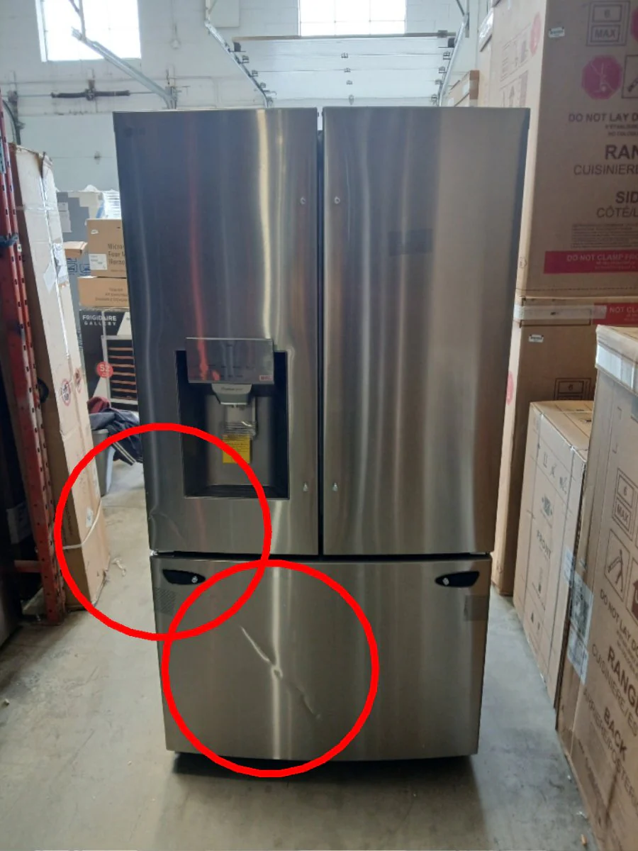 LRFS28XBS - REFRIGERATORS - LG - French 3-Door - Stainless Steel - Open Box - Image 3