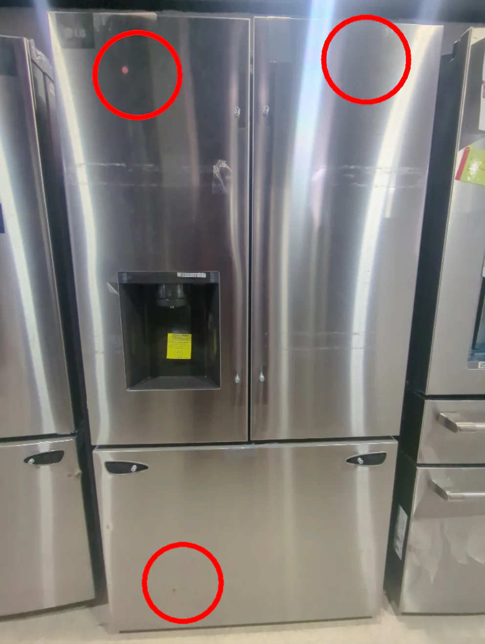 LRFXS3106S - REFRIGERATORS - LG - French 3-Door - Stainless Steel - Open Box - Image 2