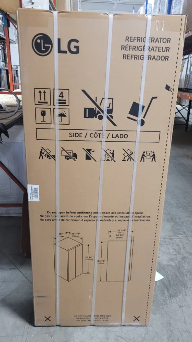 LS23C4000V - REFRIGERATORS - LG - Side by side - Stainless Steel - Open Box - Image 2
