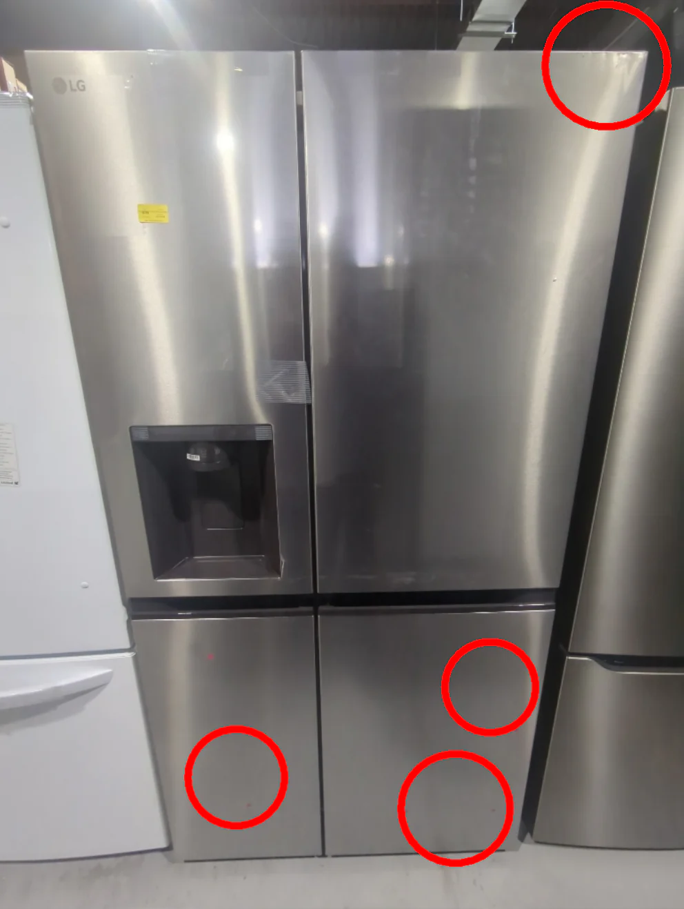 LS23C4230V - REFRIGERATORS - LG - Side by side - Stainless Steel - Open Box - Image 2