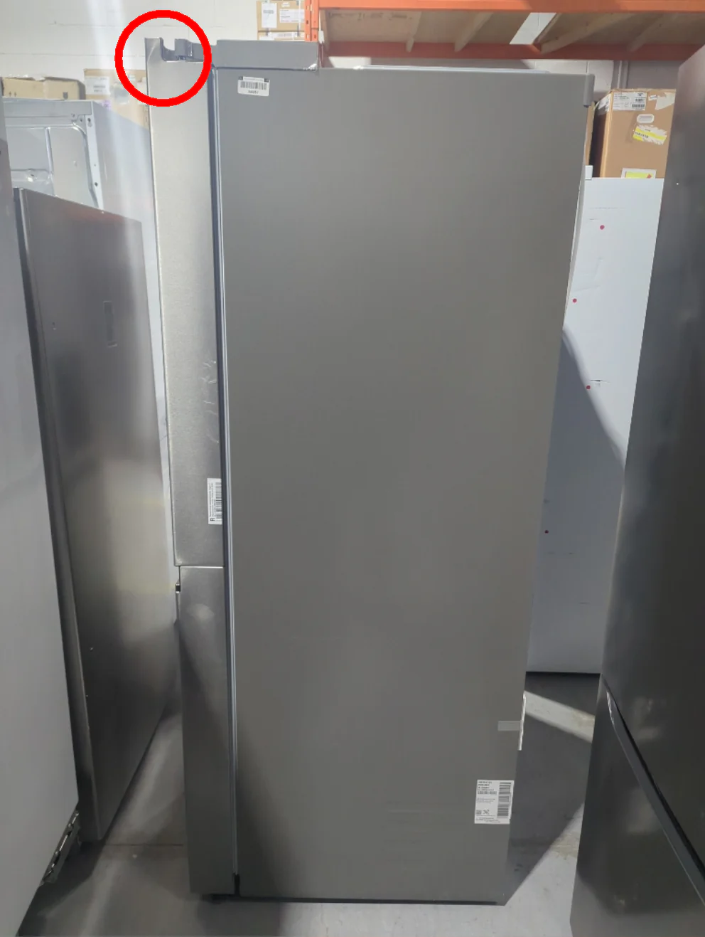 LS23C4230V - REFRIGERATORS - LG - Side by side - Stainless Steel - Open Box - Image 3