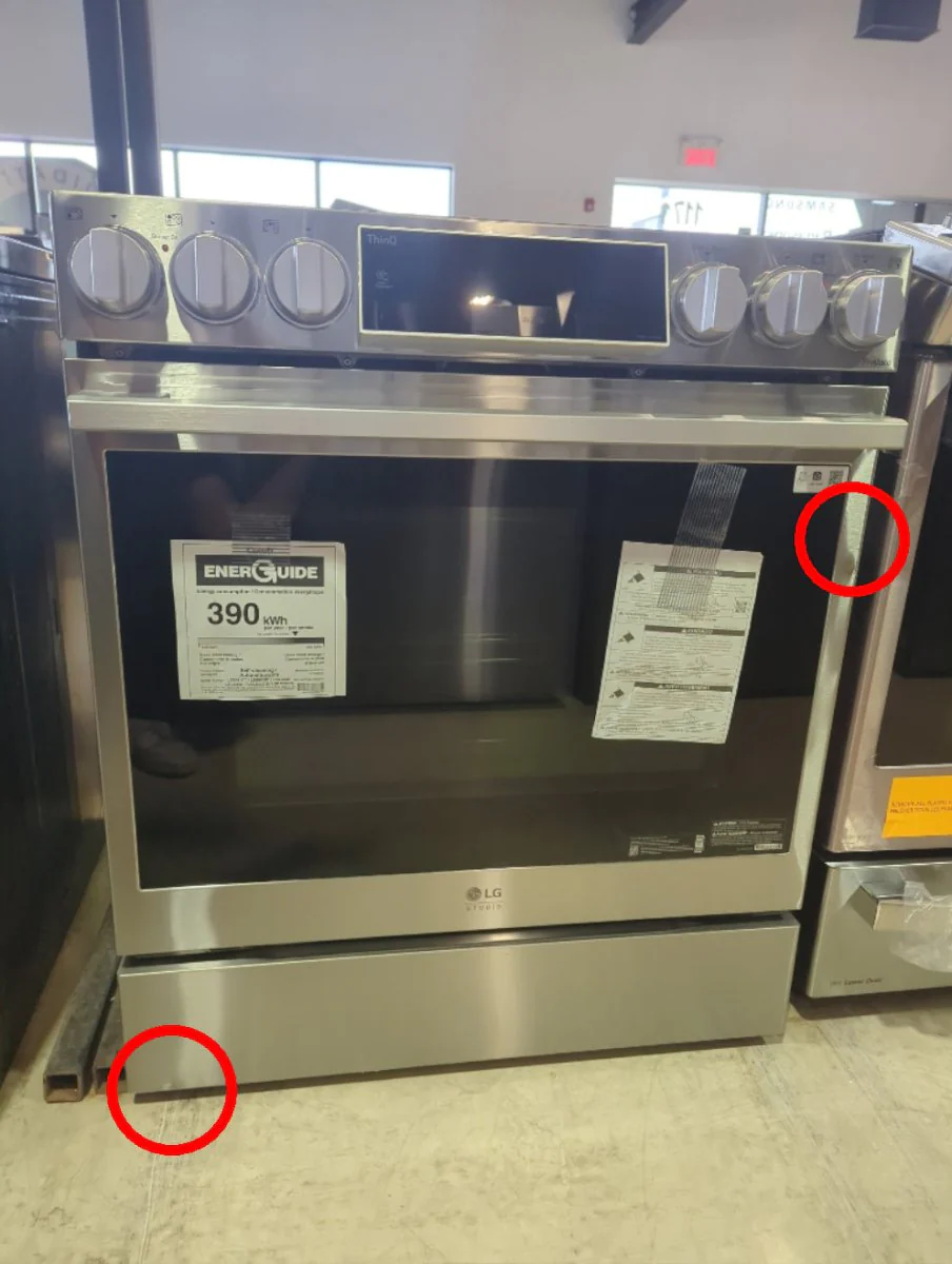 LSIS6338F - RANGES - LG - Electric - Stainless Steel - Open Box - Image 2