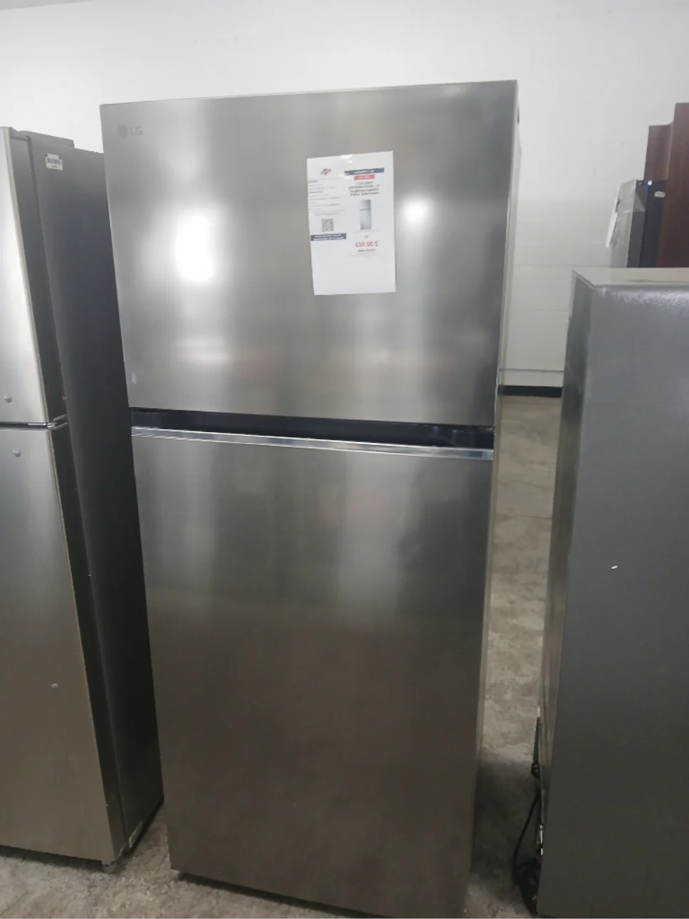 LT13C2000V - REFRIGERATORS - LG - Top Freezer - Platinum - Open Box - Image 2