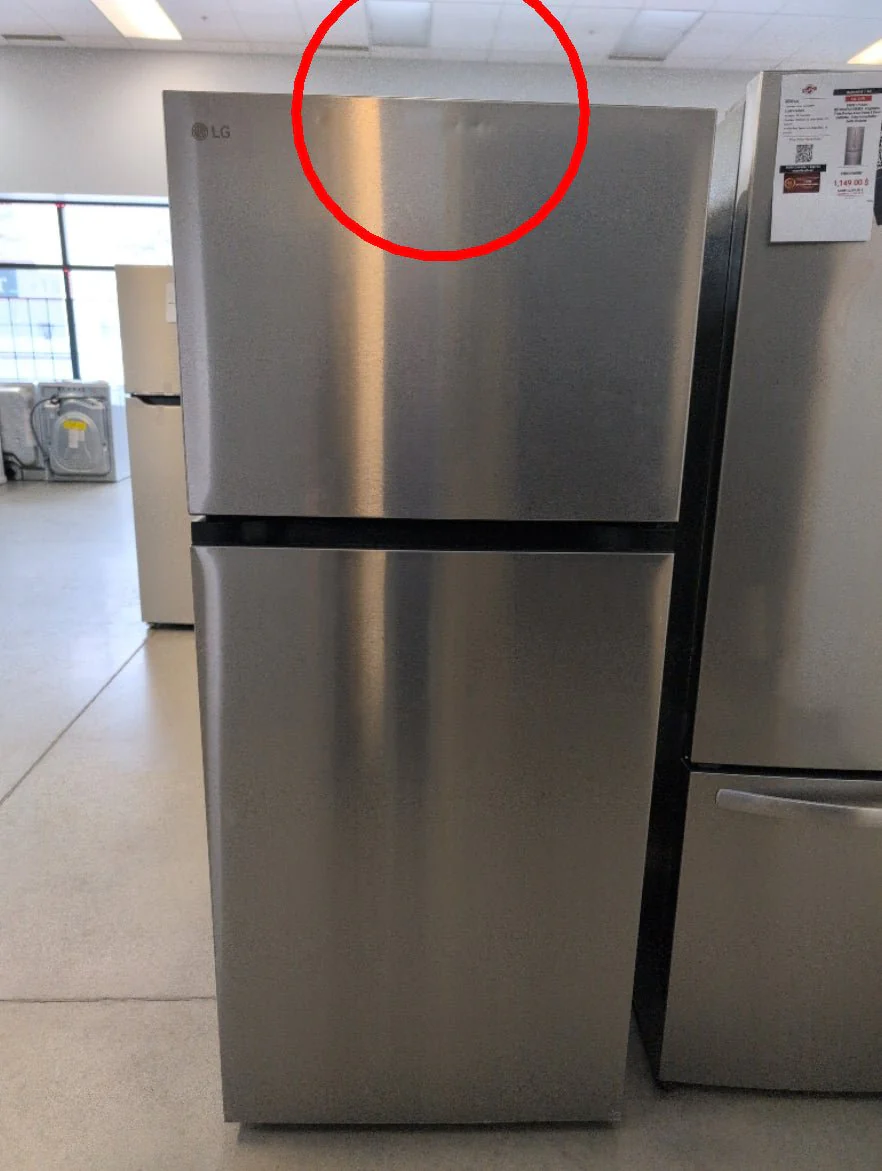 LT18S2100S - REFRIGERATORS - LG - Top Freezer - Stainless Steel - Open Box - Image 3