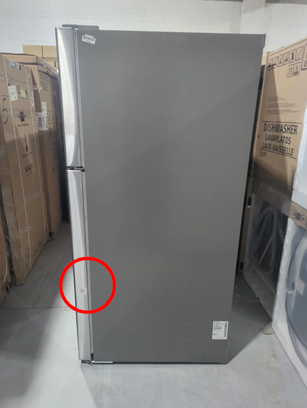 LTCS20020S - REFRIGERATORS - LG - Top Freezer - Stainless Steel - Open Box - Image 4