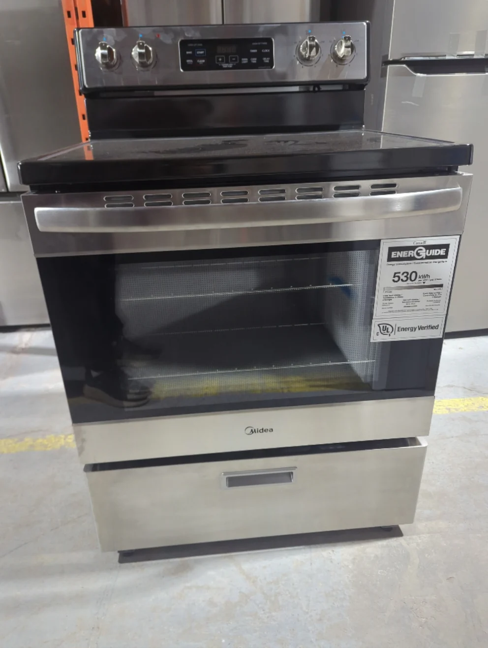 MER30B12ASSC - RANGES - Midea - Electric - Stainless Steel - Open Box - Image 2