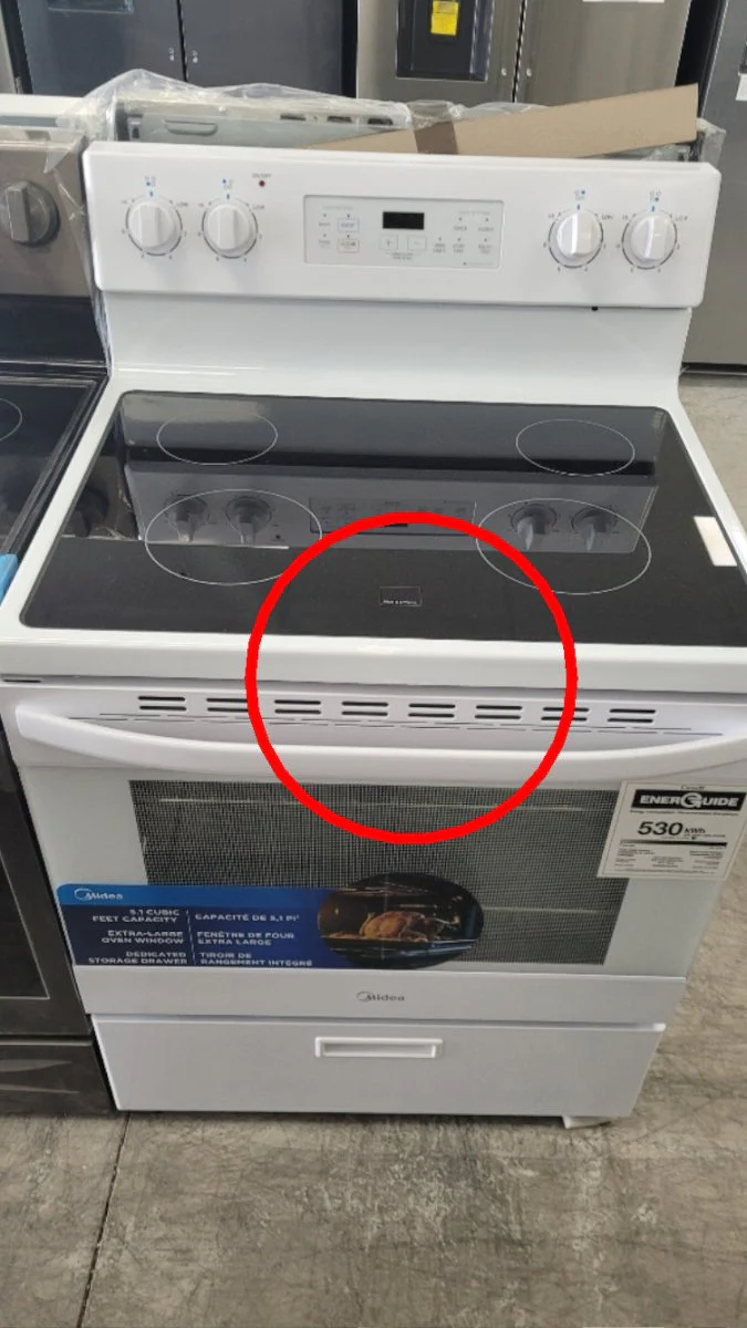 MER30B12AWW - RANGES - Midea - Electric - White - Open Box - Image 2