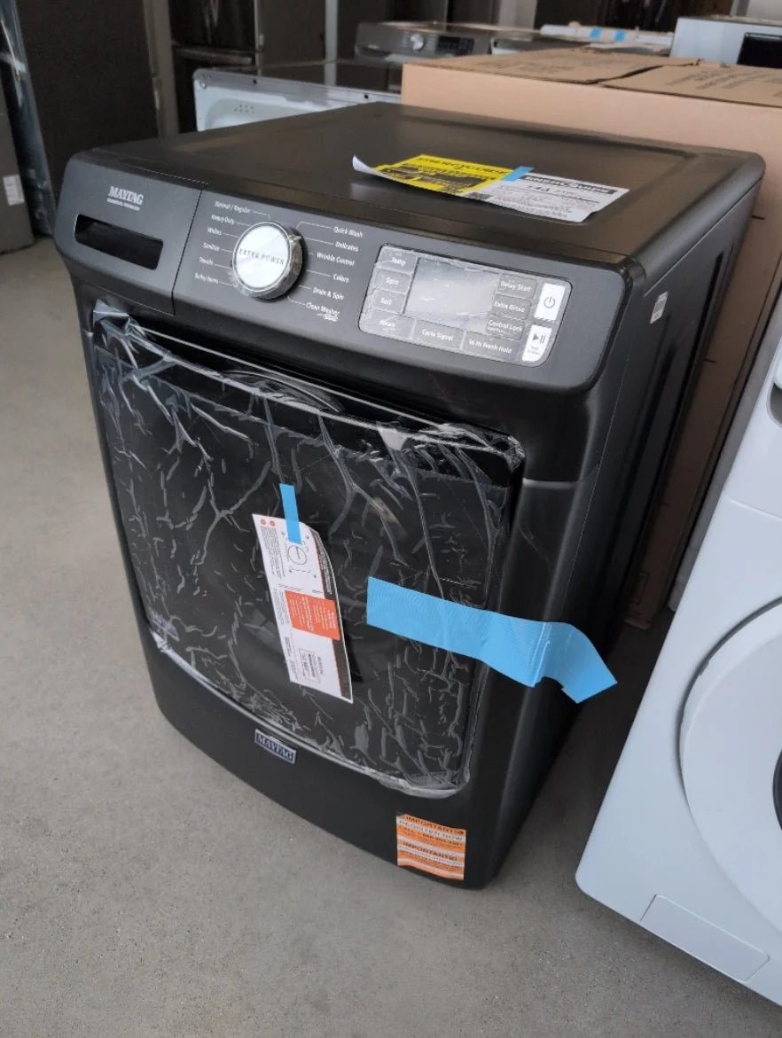 MHW6630MBK - WASHERS - Maytag - Front Loading - Volcano Black - Open Box - Image 3