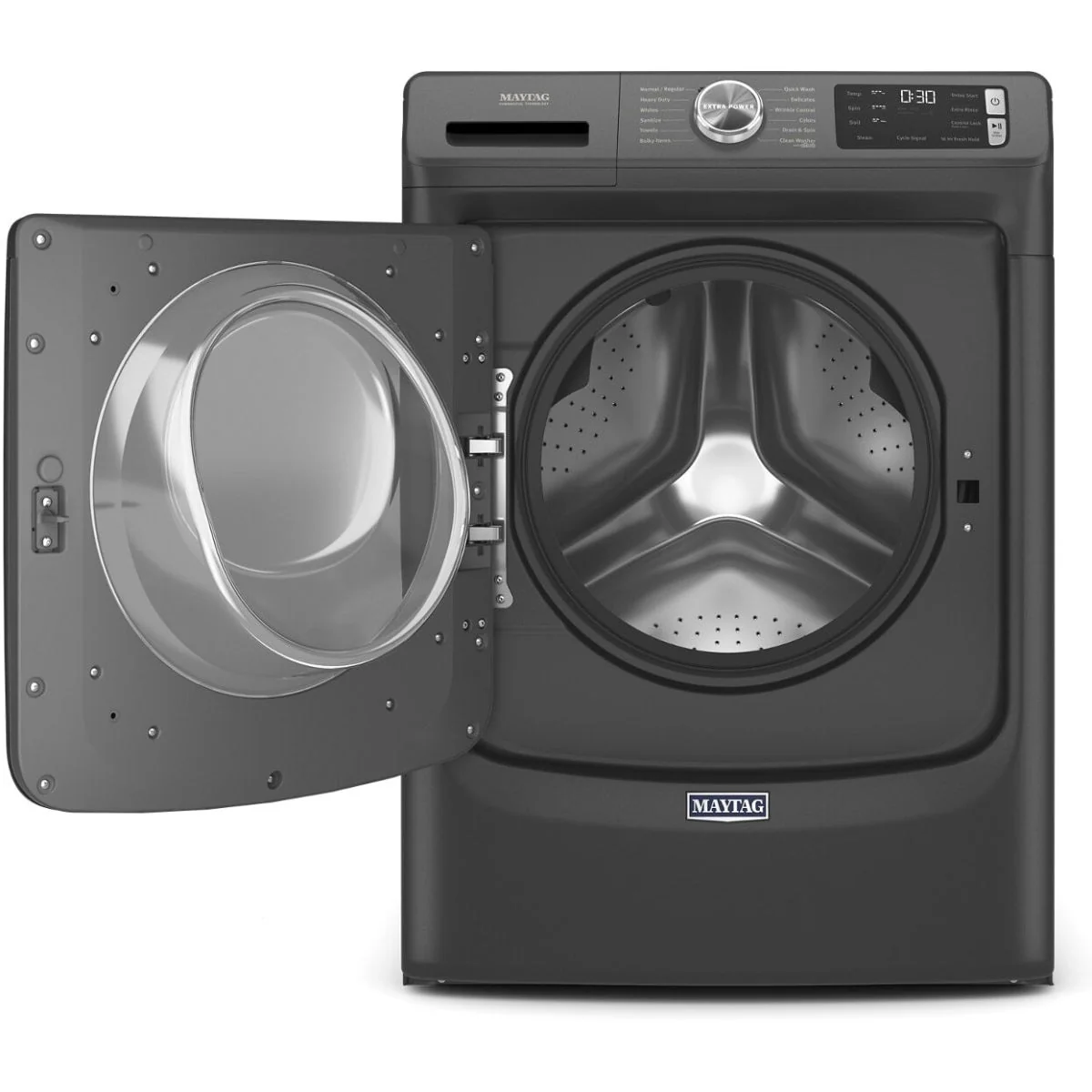 MHW6630MBK - WASHERS - Maytag - Front Loading - Volcano Black - Open Box - Image 4