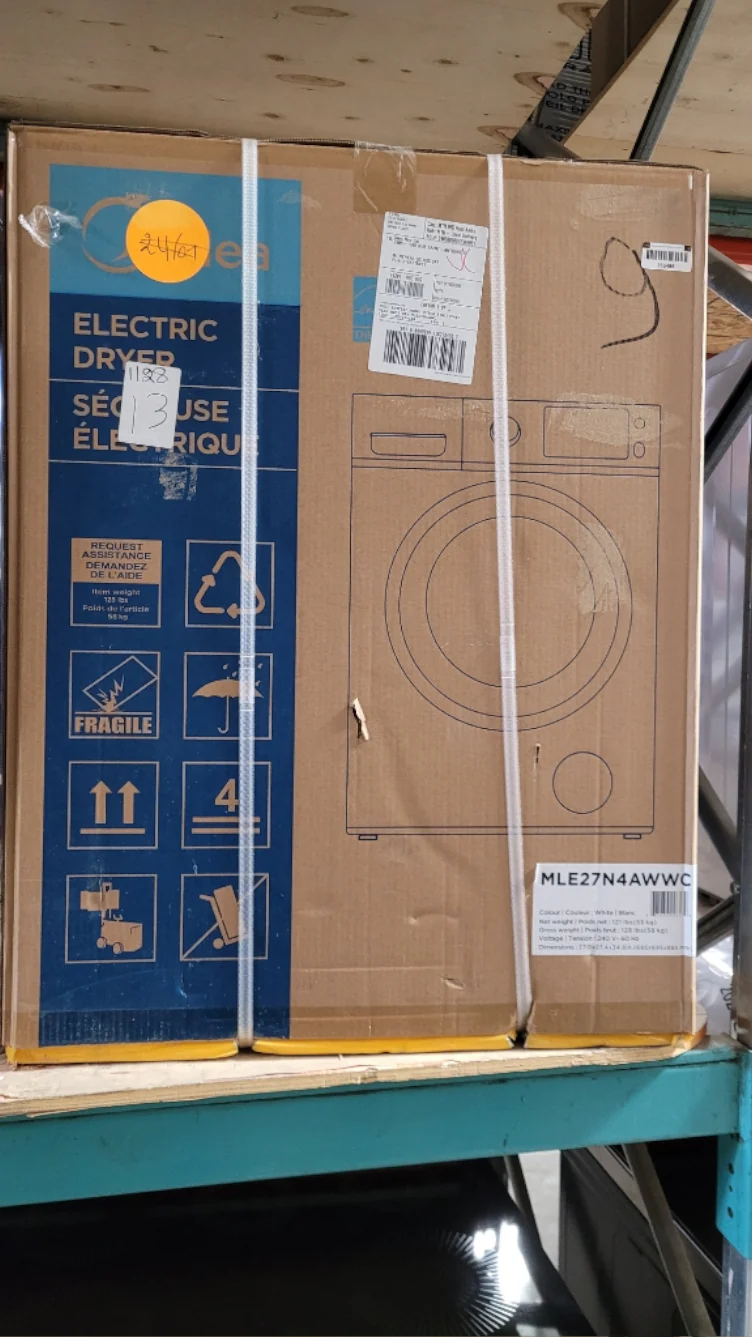 MLE27N4AWWC - DRYERS - Midea - Electric - White - Open Box - Image 2