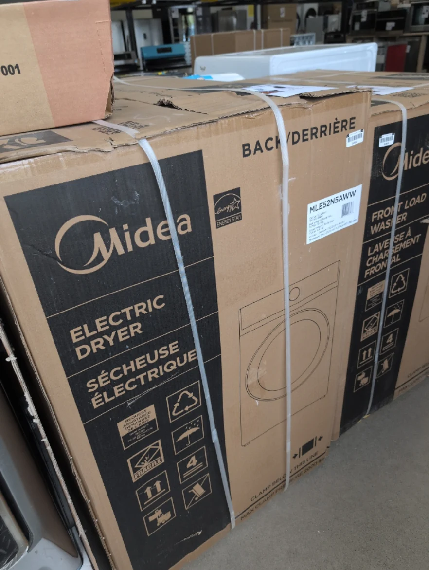 MLE52N5AWW - DRYERS - Midea - Electric - White - Open Box - Image 2