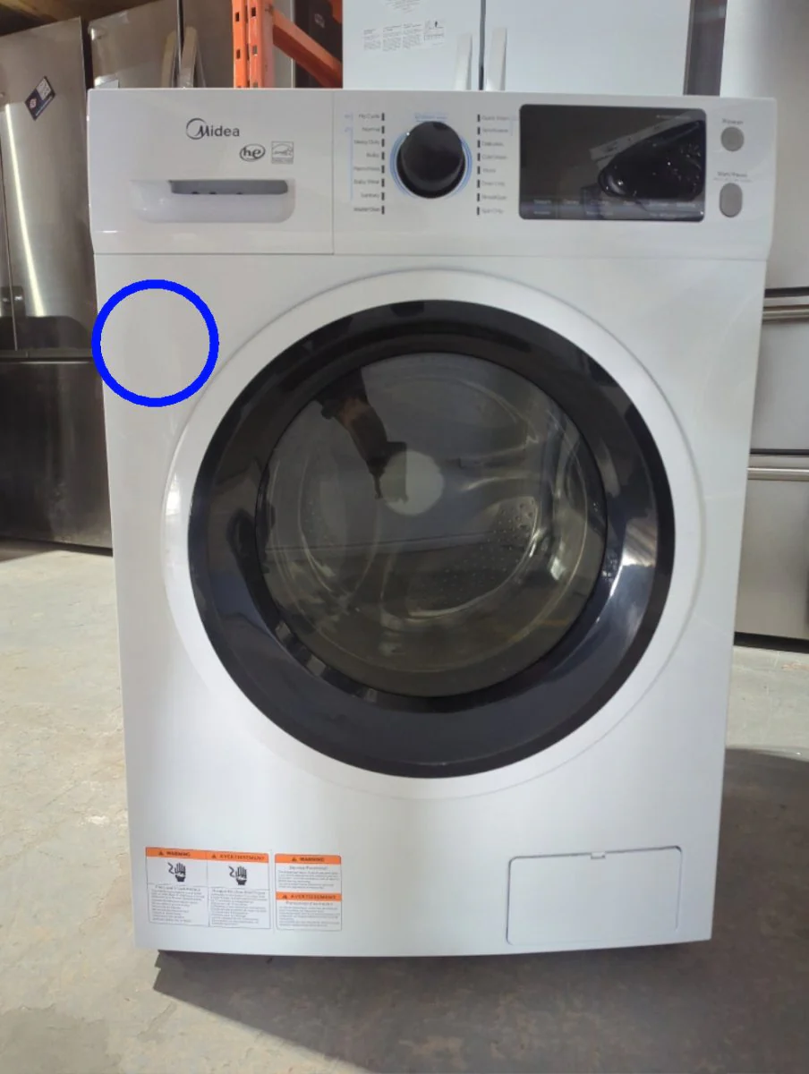 MLH27N4AWWC - WASHERS - Midea - Front Loading - White - Open Box - Image 2