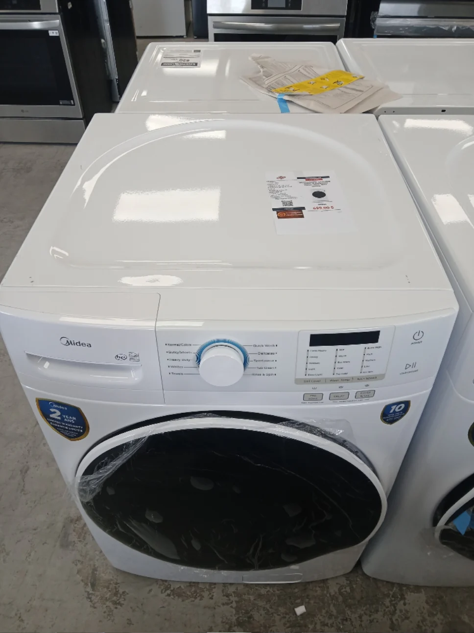MLH52N5AWW - WASHERS - Midea - Front Loading - White - Open Box - Image 2
