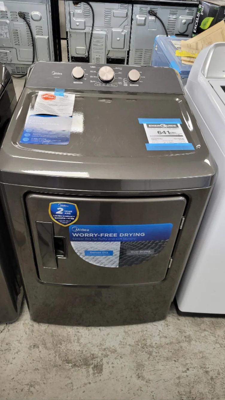MLTE47A5BGG - DRYERS - Midea - Electric - Metallic Grey - Open Box - Image 2