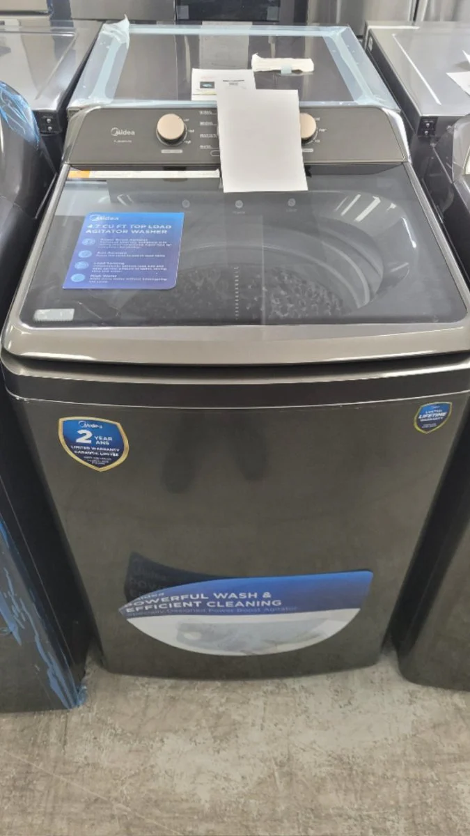 MLTW47A5BGG - WASHERS - Midea - Top Loading - Metallic Grey - Open Box - Image 2