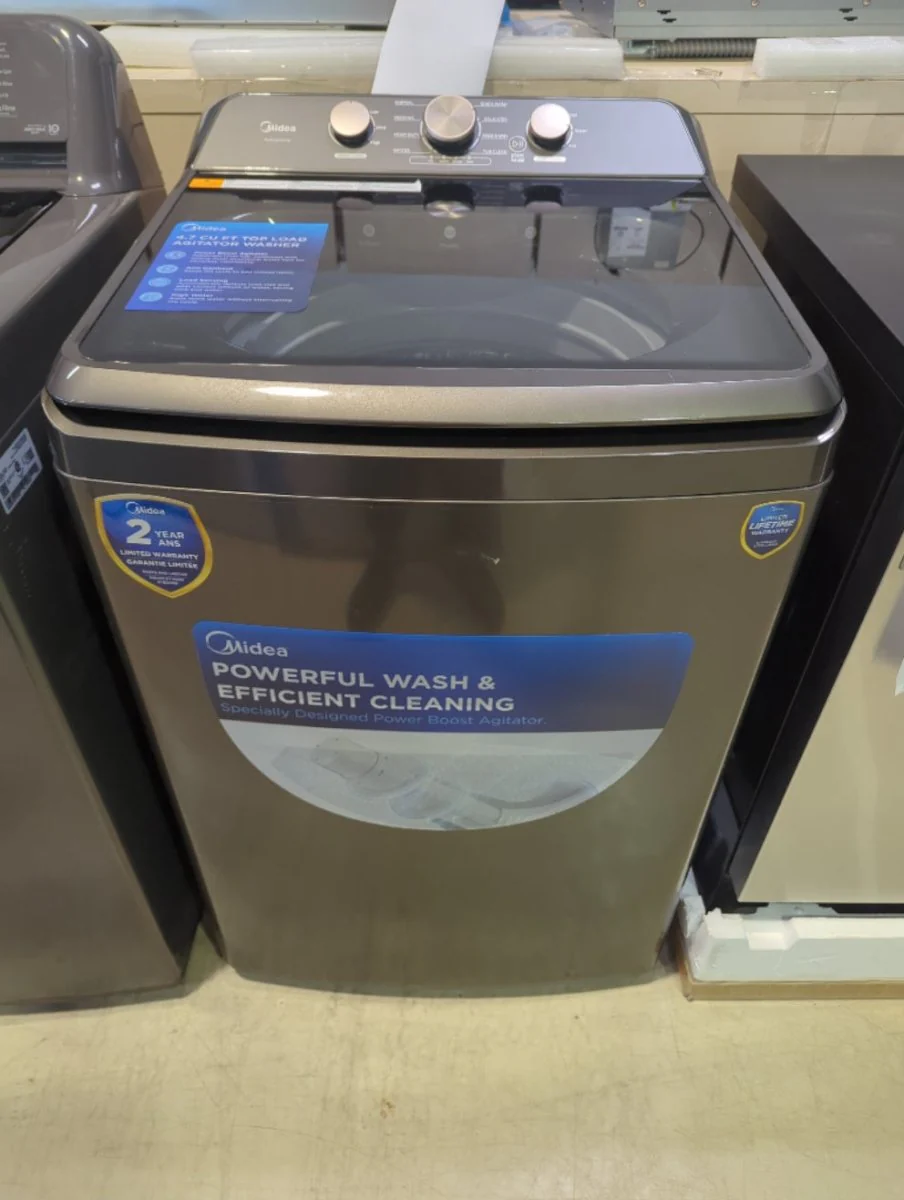 MLTW47A5BGG - WASHERS - Midea - Top Loading - Metallic Grey - Open Box - Image 2
