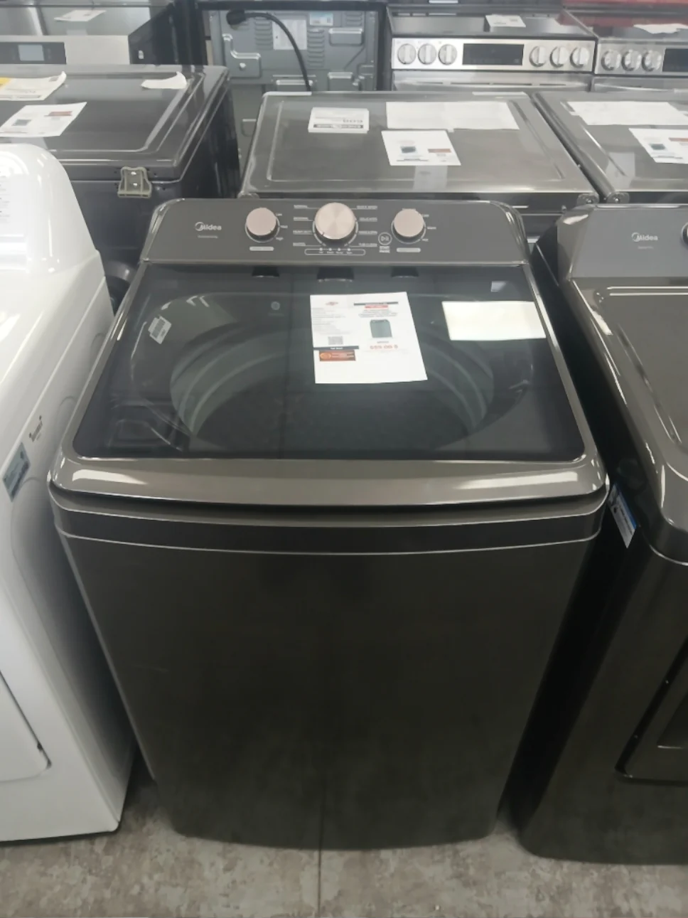 MLTW47A5BGG - WASHERS - Midea - Top Loading - Metallic Grey - Open Box - Image 2