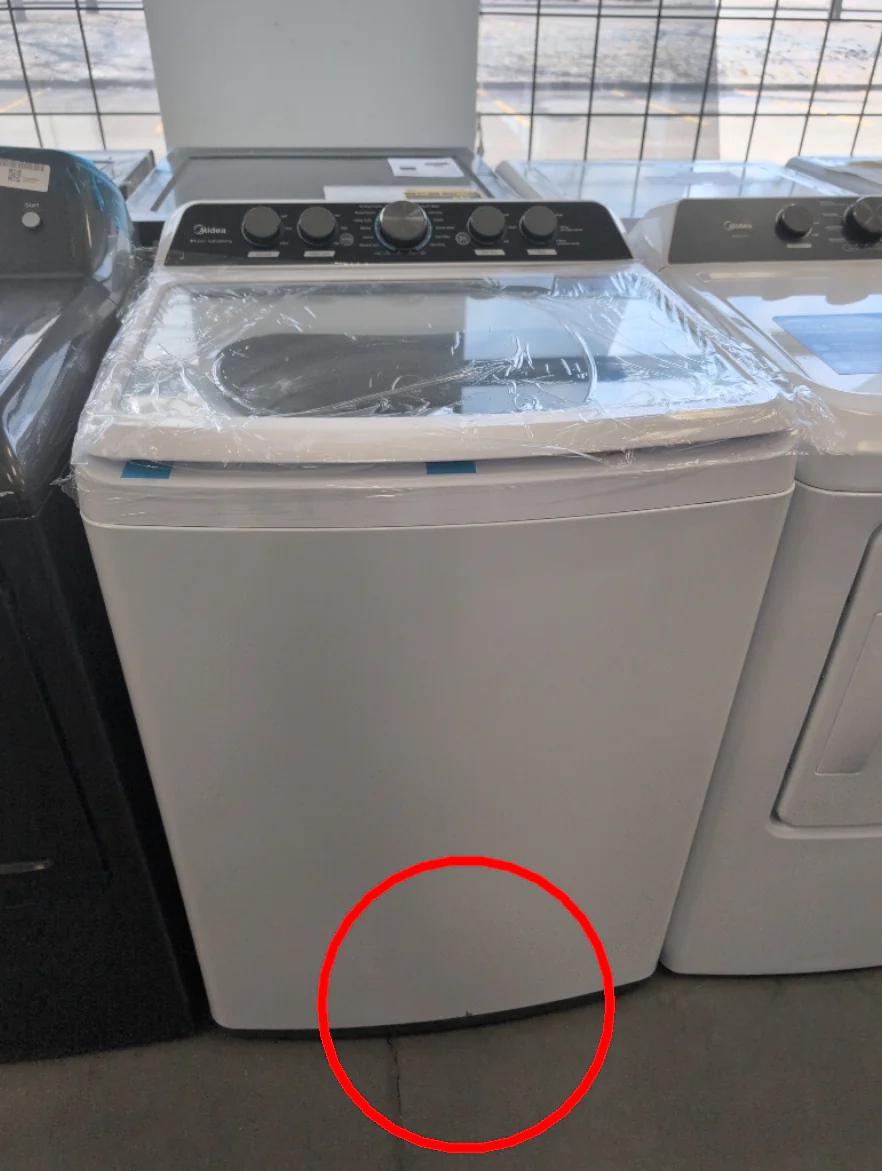 MLV47C3AWW - WASHERS - Midea - Top Loading - White - Open Box - Image 2