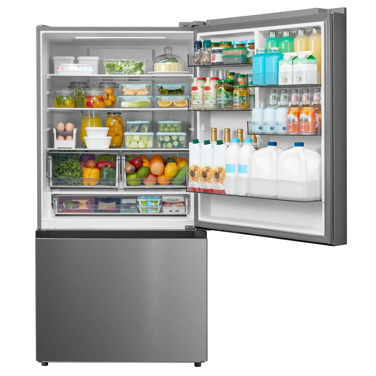 MRB23D5AST - REFRIGERATORS - Midea - Bottom Freezer - Stainless Steel - Open Box - Image 3