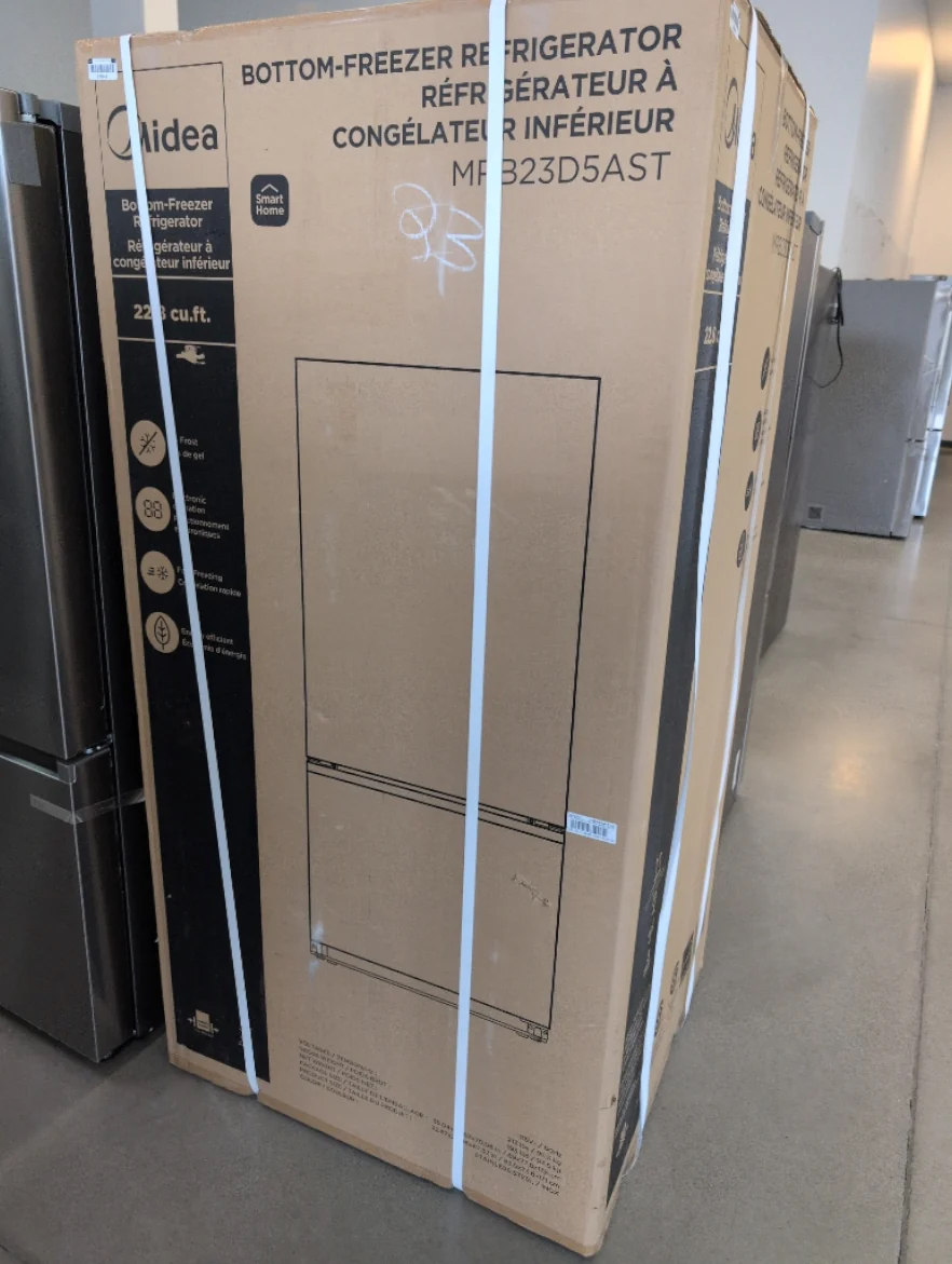 MRB23D5AST - REFRIGERATORS - Midea - Bottom Freezer - Stainless Steel - Open Box - Image 2