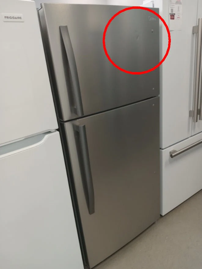 MRT18B2ASL - REFRIGERATORS - Midea - Top Freezer - Stainless Steel - Open Box - Image 2