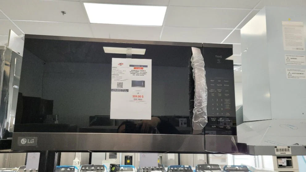 MVEM1825D - MICROWAVES OVENS - LG - Over-The-Range - Black Stainless - Open Box - Image 2