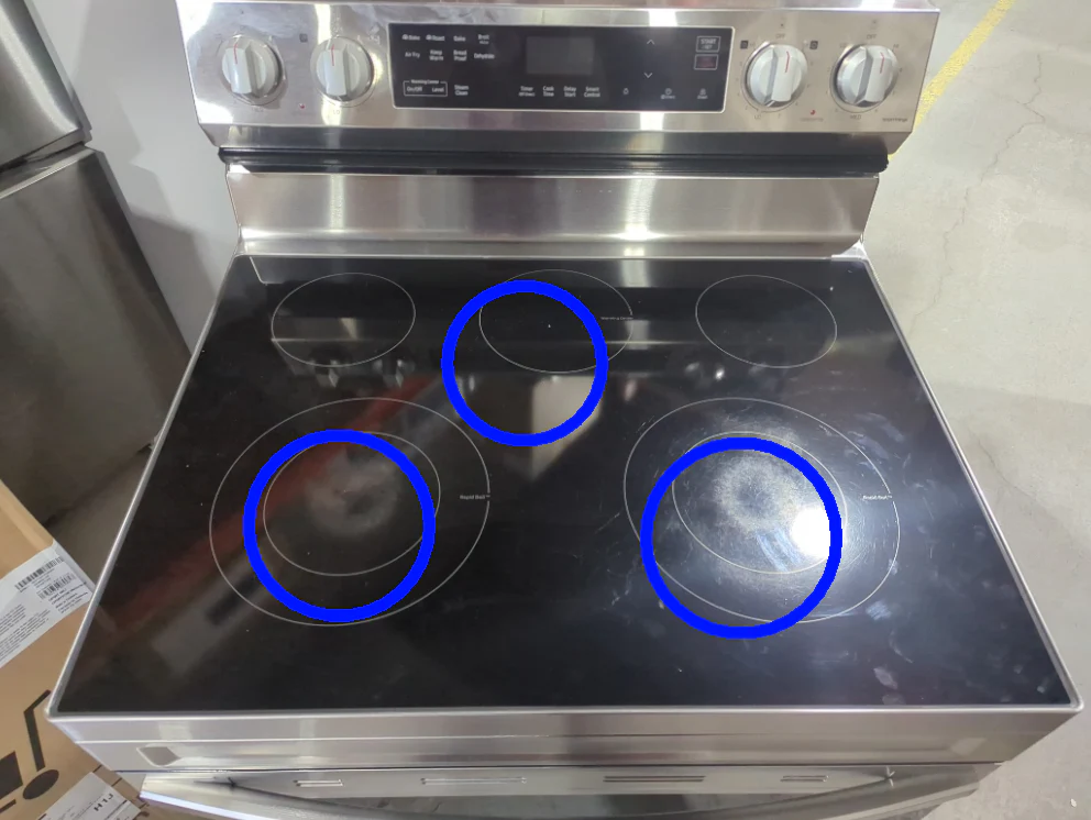 NE63A6515SS - RANGES - Samsung - Electric - Stainless Steel - Open Box - Image 3