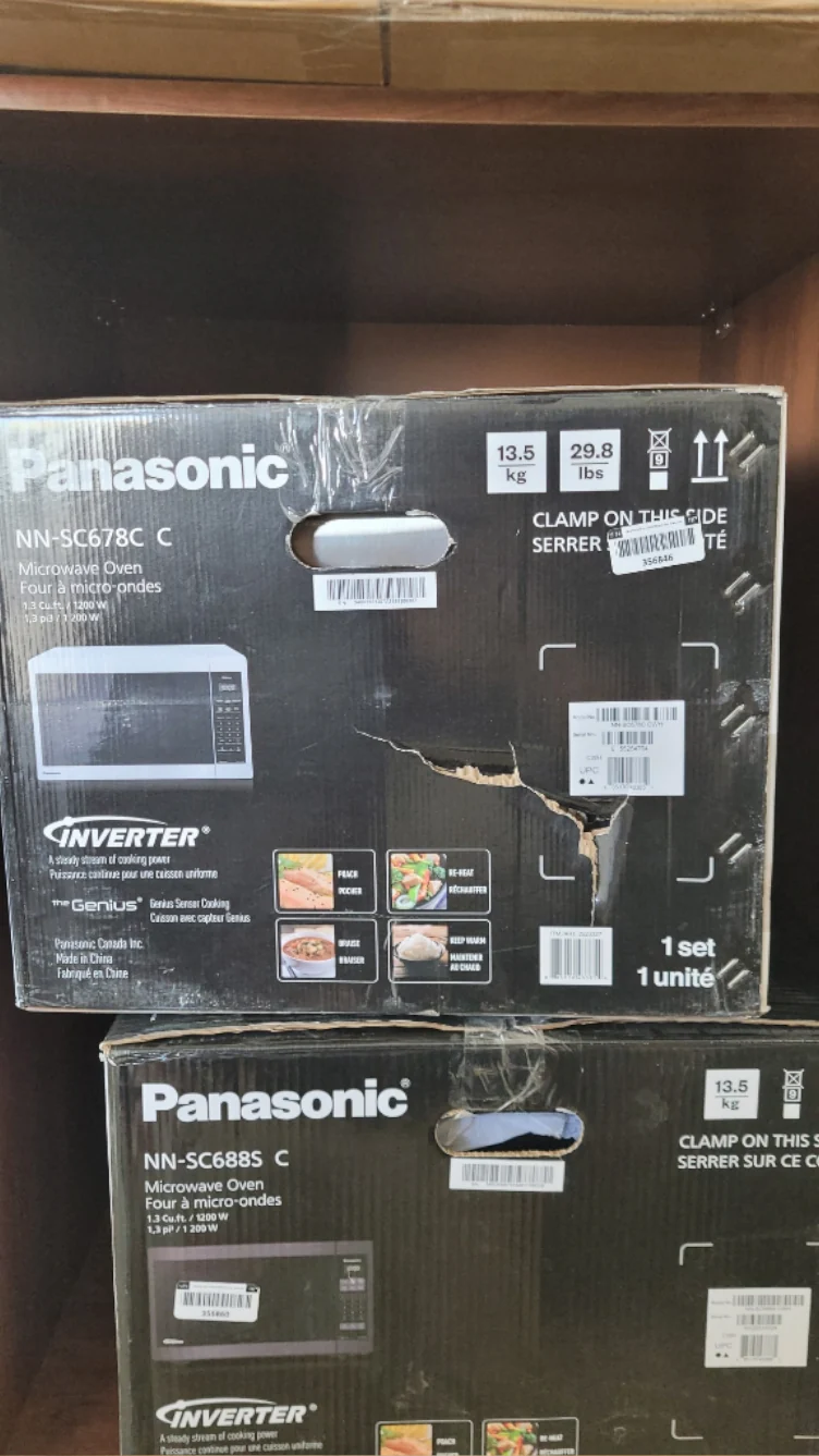 NNSC678CC - MICROWAVES OVENS - Panasonic - Countertop - Stainless Steel - Open Box - Image 2