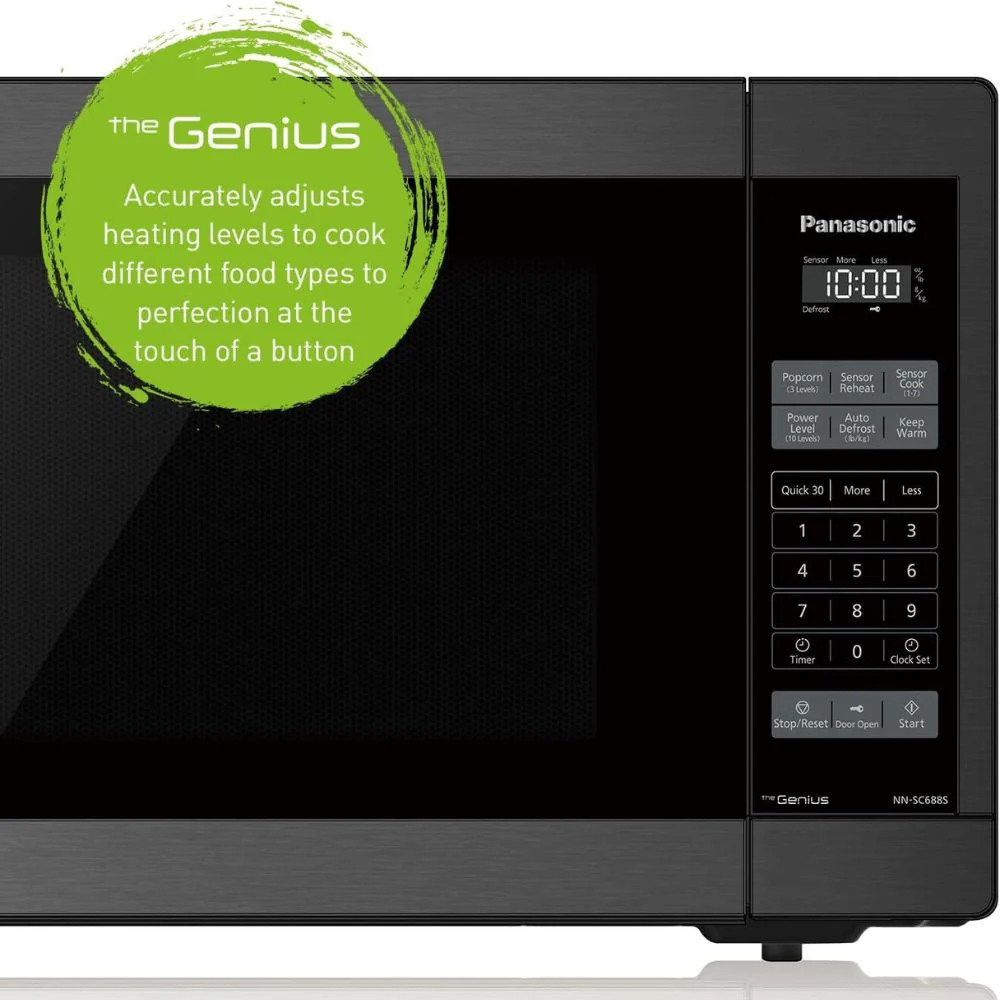 NNSC688SC - MICROWAVES OVENS - Panasonic - Countertop - Black Stainless - Open Box - Image 2