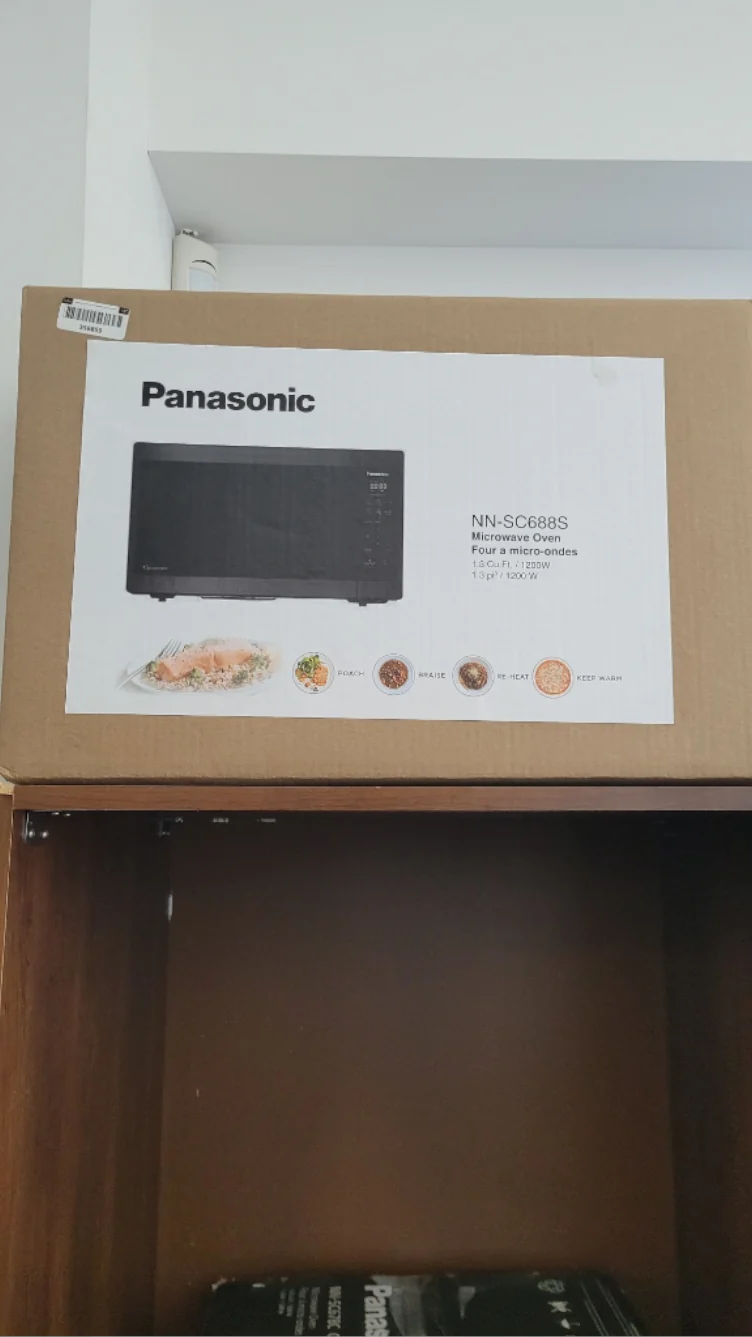 NNSC688SC - MICROWAVES OVENS - Panasonic - Countertop - Black Stainless - Open Box - Image 2