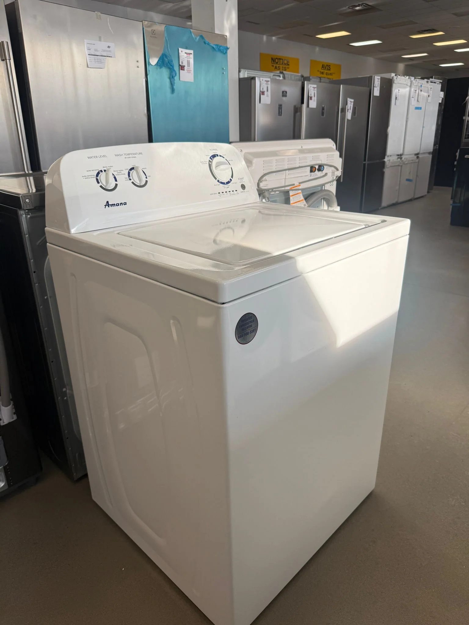 NTW4516FW - WASHERS - Amana - Top Loading - White - Open Box - Image 3