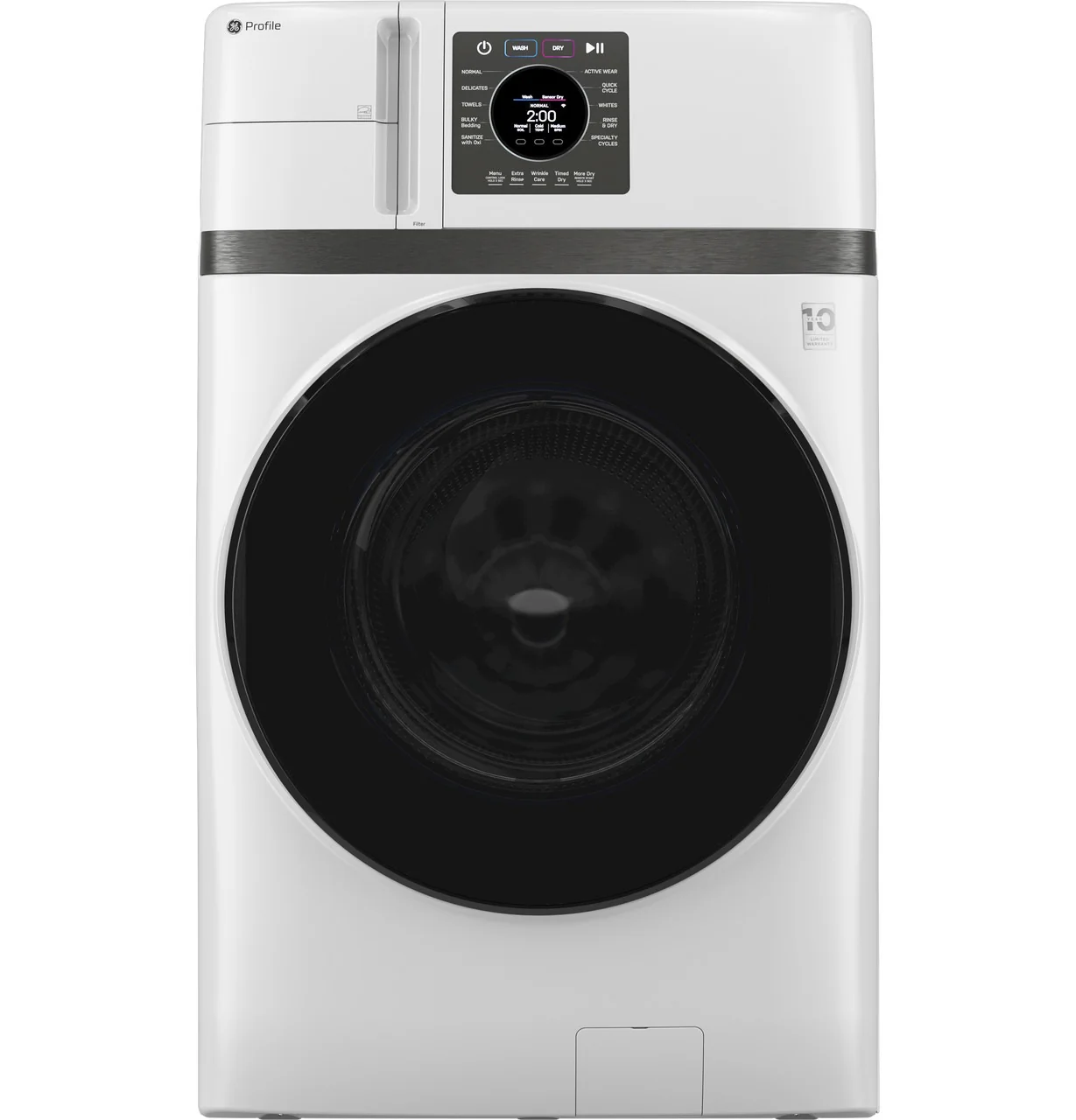 PFQ83HSLWWW - LAUNDRY CENTERS - GE profile - All-In-One - Electric - White - Open Box