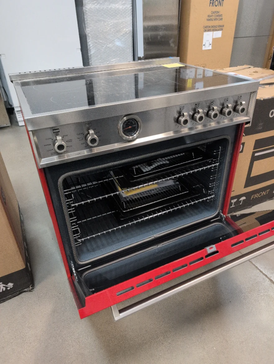 PROF365INSROT - RANGES - BERTAZZONI - Electric - Red - Open Box - Image 2
