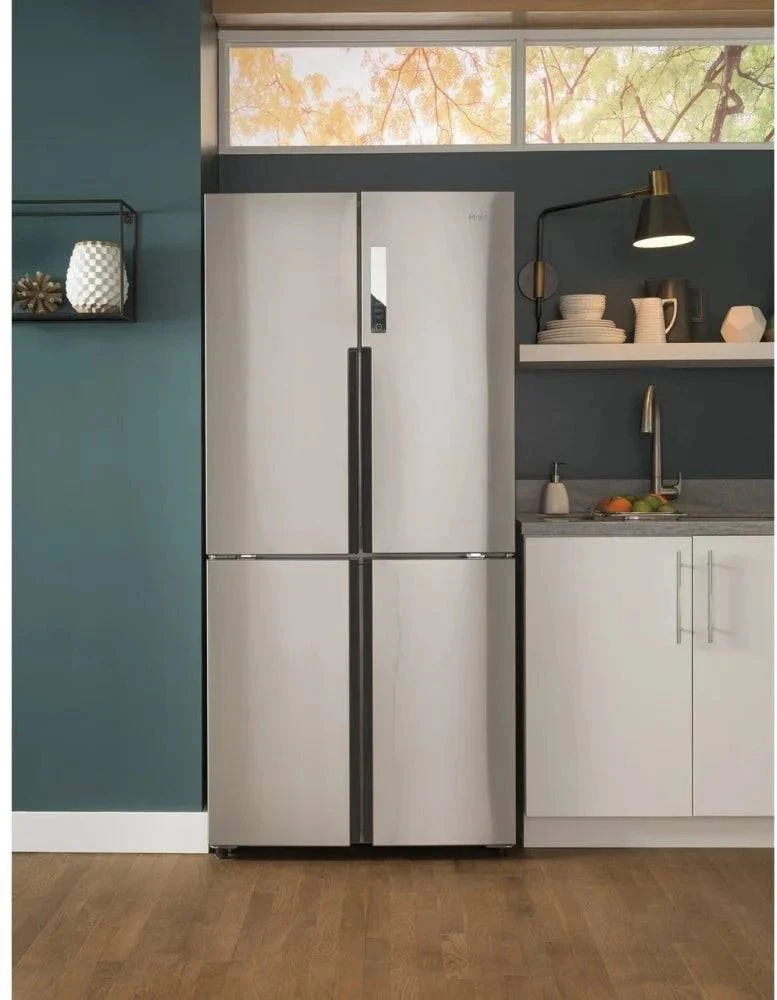 QHE16HYPFS - REFRIGERATORS - Haier - French 4-Door - Stainless Steel - Open Box - Image 11