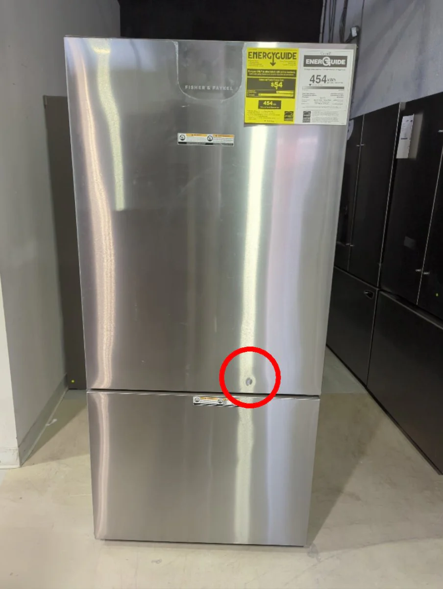 RF170BRPX6-N - REFRIGERATORS - Fisher & Paykel - Bottom Freezer - Stainless Steel - Open Box - Image 3
