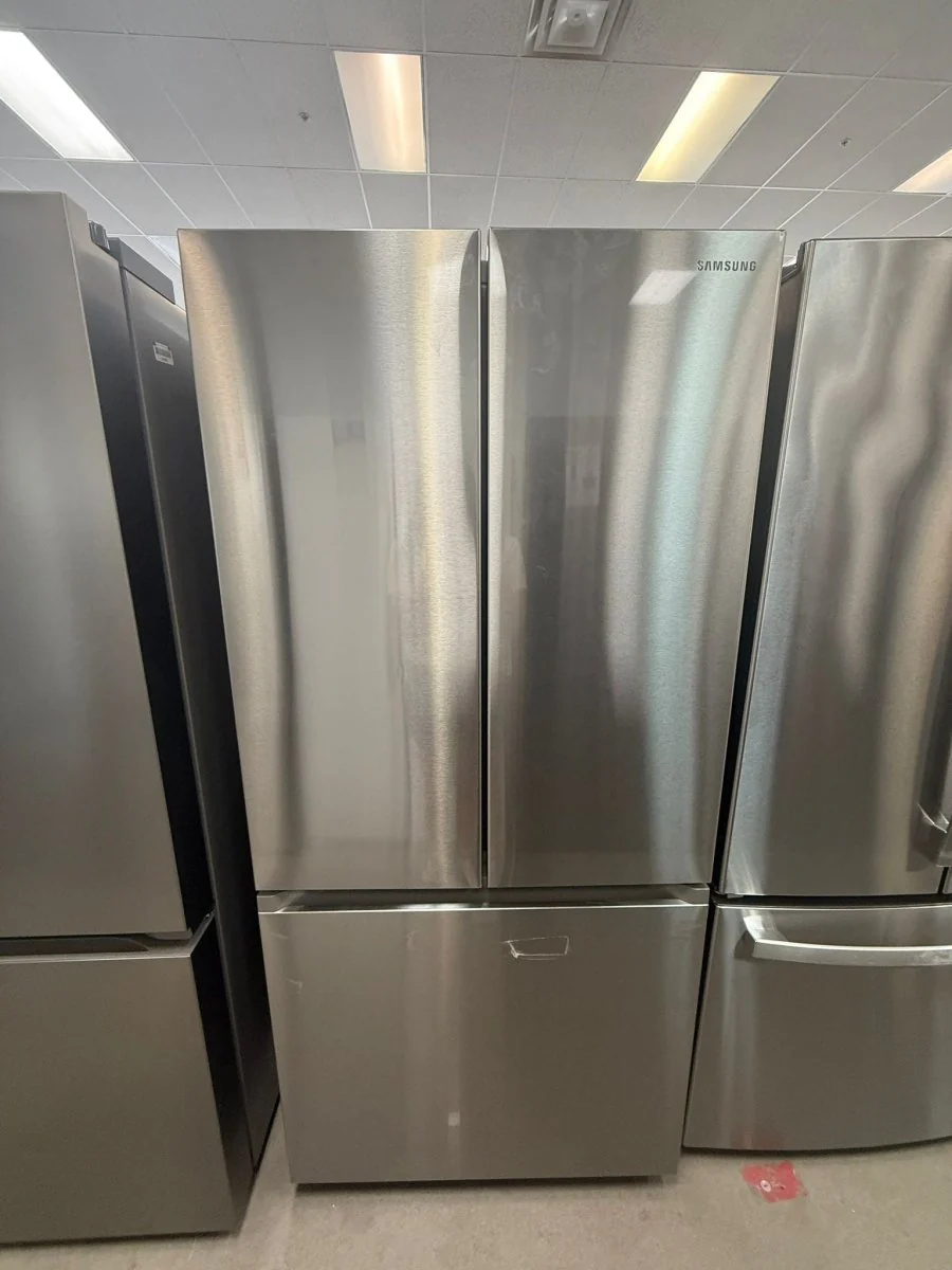 RF18A5101SR - REFRIGERATORS - Samsung - French 3-Door - Stainless Steel - Open Box - Image 2