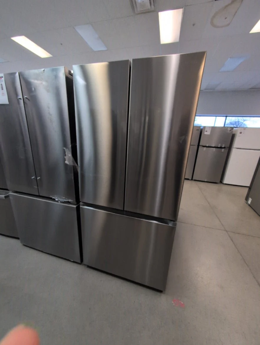 RF18A5101SR - REFRIGERATORS - Samsung - French 3-Door - Stainless Steel - Open Box - Image 2