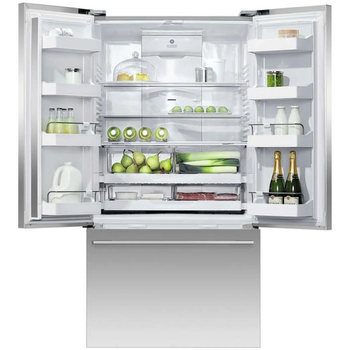 RF201ADUSX5-N - REFRIGERATORS - Fisher & Paykel - French 3-Door - Stainless Steel - Open Box - Image 6