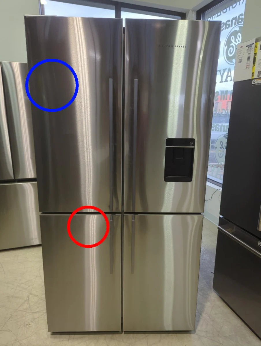 RF203QDUVX1 - REFRIGERATORS - Fisher & Paykel - French 4-Door - Stainless Steel - Open Box - Image 2