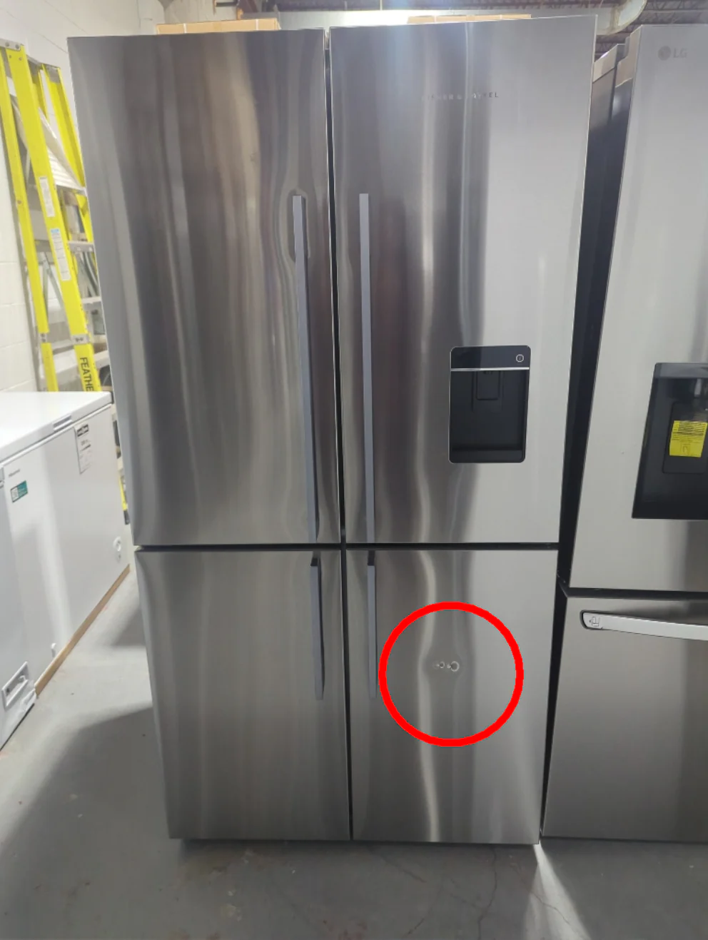 RF203QDUVX1 - REFRIGERATORS - Fisher & Paykel - French 4-Door - Stainless Steel - Open Box - Image 2
