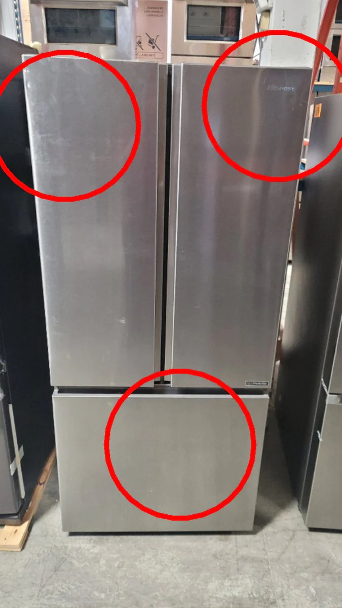 RF210N6ASE - REFRIGERATORS - Hisense - French 3-Door - Stainless Steel - Open Box - Image 3
