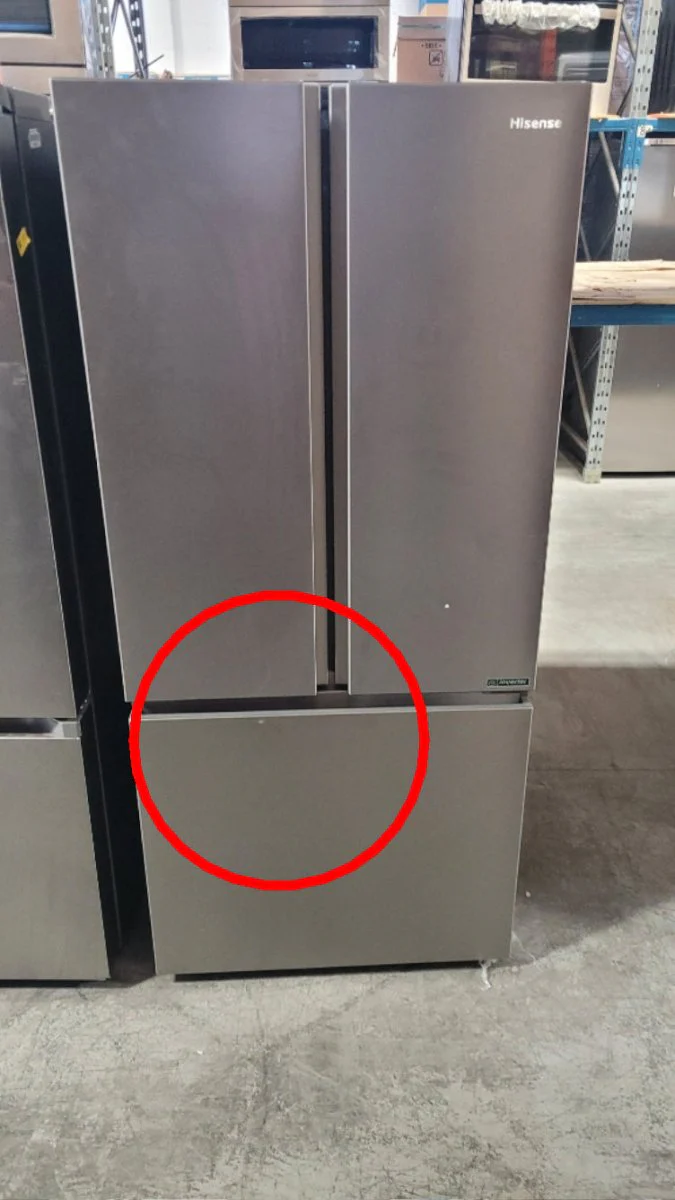 RF210N6ASE - REFRIGERATORS - Hisense - French 3-Door - Stainless Steel - Open Box - Image 3