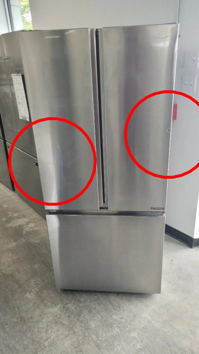 RF210N6ASE - REFRIGERATORS - Hisense - French 3-Door - Stainless Steel - Open Box - Image 2
