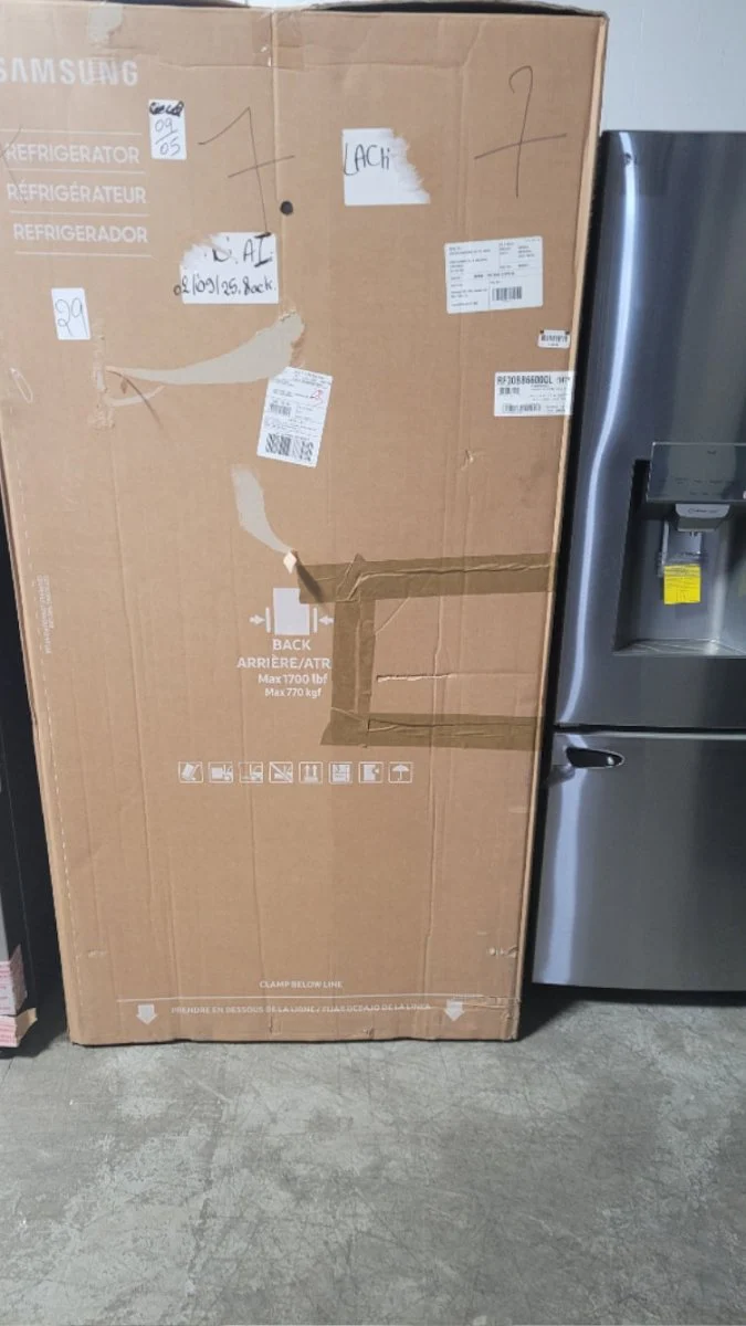 RF30BB6600QL - REFRIGERATORS - Samsung - French 3-Door - Stainless Steel - Open Box - Image 2