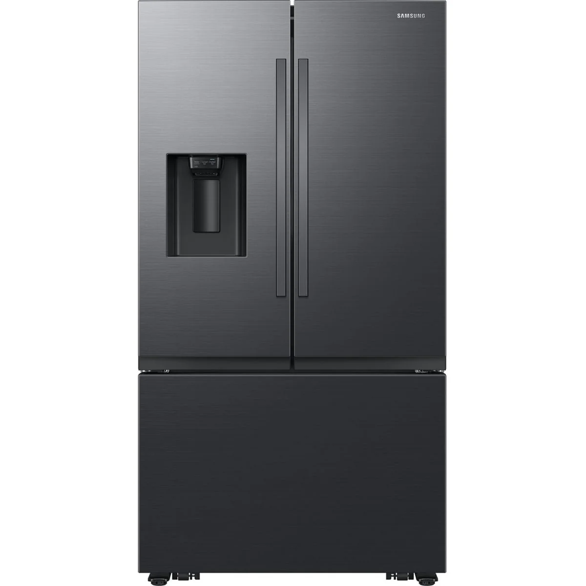 RF32CG5400MT - REFRIGERATORS - Samsung - French 3-Door - Black Stainless - Open Box